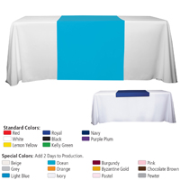 60" L Table Runners - (Blanks) / Accommodates 3’ Table and Larger